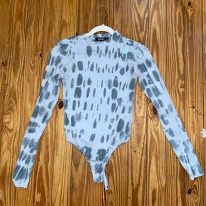 Misguided tie dye bodysuit